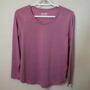 Joe Fresh long sleeve shirt, pink size small